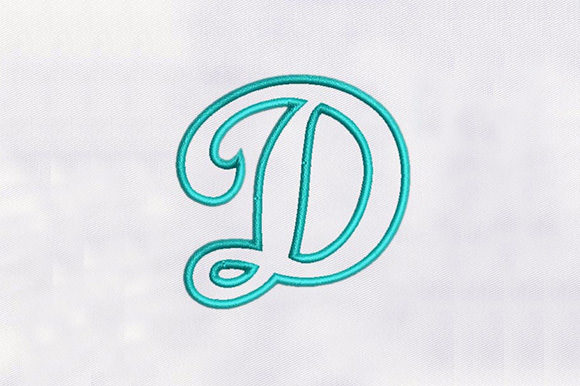 Alphabet Font Puff D: A Versatile Holiday Embroidery Design