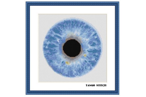 Blue Eye Cross Stitch: A Versatile Embroidery Design