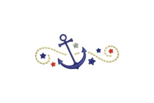 Charming Anchors for Nautical Embroidery
