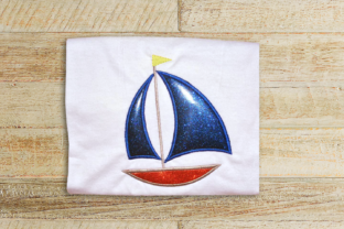 Charming Sailboat Applique for Your Next Embroidery