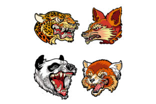 Cute and Charming Animals-Head Embroidery Patch