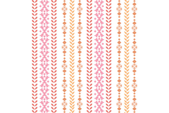 Exploring Seamless Abstract Pattern on Embroidery
