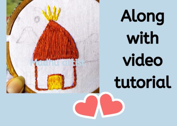 Hut Embroidery Pattern Craft: A Versatile Design