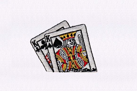 King of Spade Clover Design: A Bold Embroidery Choice