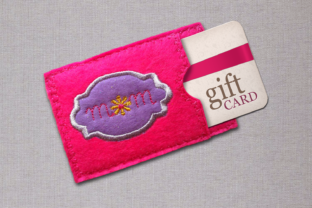 Mom ITH Gift Card Holder: A Charming Embroidery Design