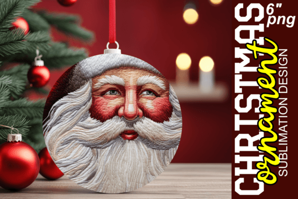 Winter 3D Circle Embroidery: A Festive and Cozy Design